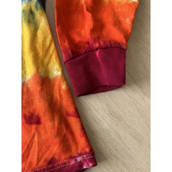 New Led Zeppelin Shirt 2XL Swan Song US Tour 1975 Rainbow Tie Dye Long Sleeve - Picture 6 of 9